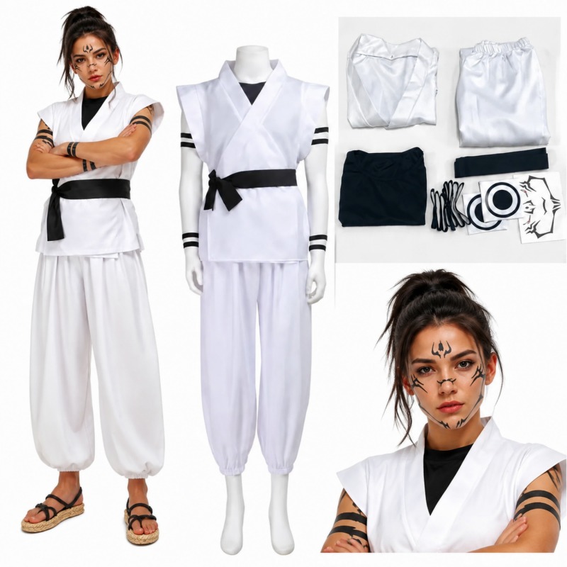 Jujutsu Kaisen Uniform - Ryomen Sukuna Cosplay Costume Jujutsu Kaisen
