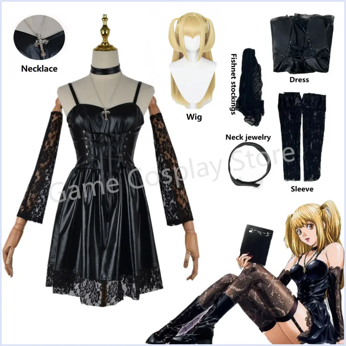 Violet Evergarden Dress - Misa Amane Cosplay Costume Death Note