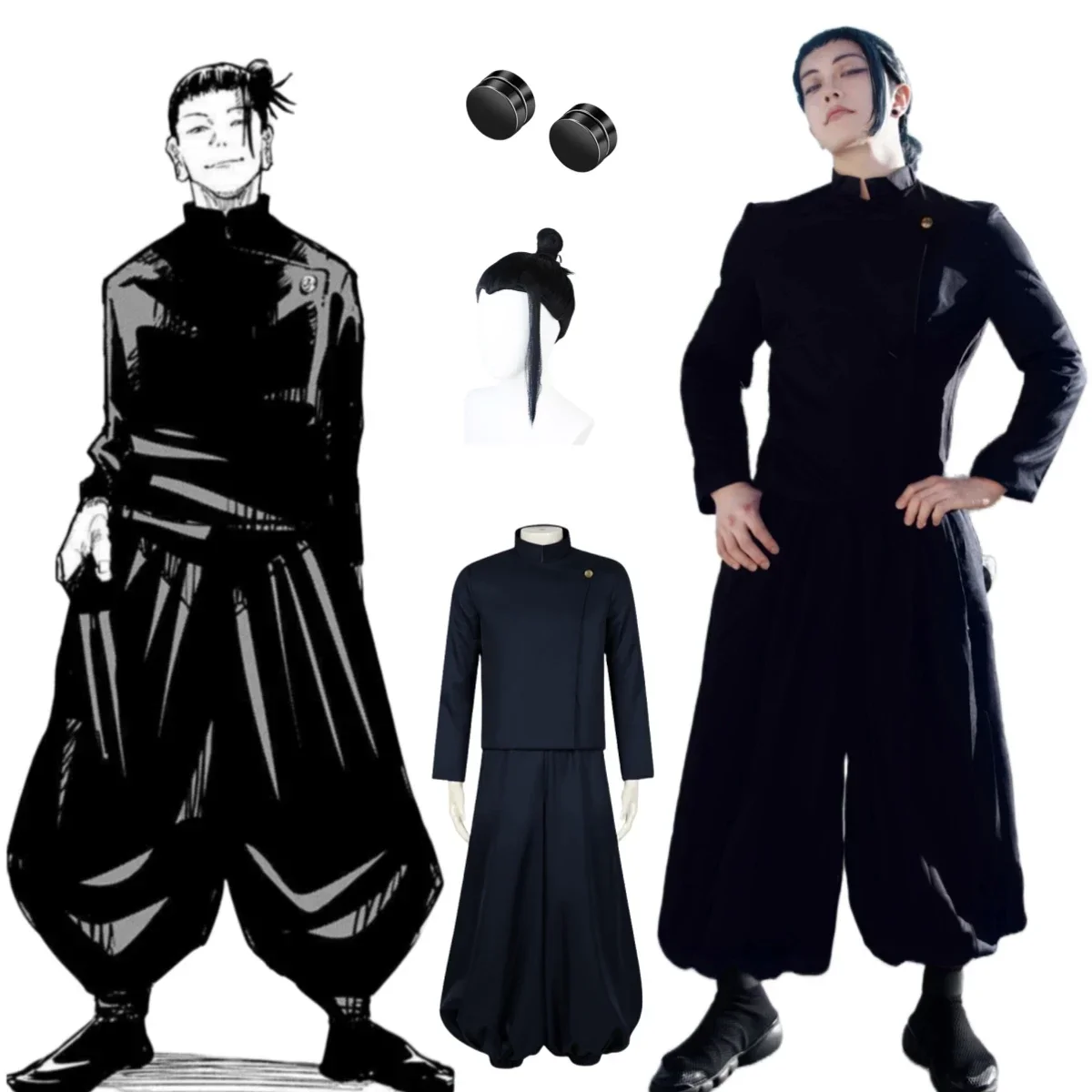 Jujutsu Kaisen Geto Suguru Cos - огляд і ціна Jujutsu Kaisen Uniform