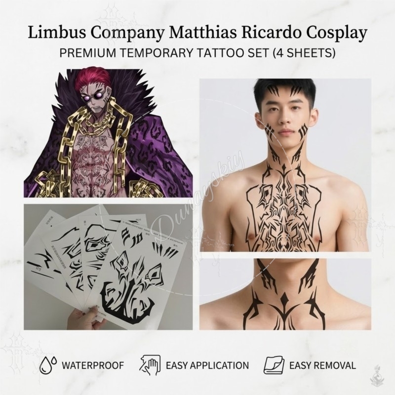 Matthias Ricardo Black tribal  - огляд і ціна Anime Cosplay Face