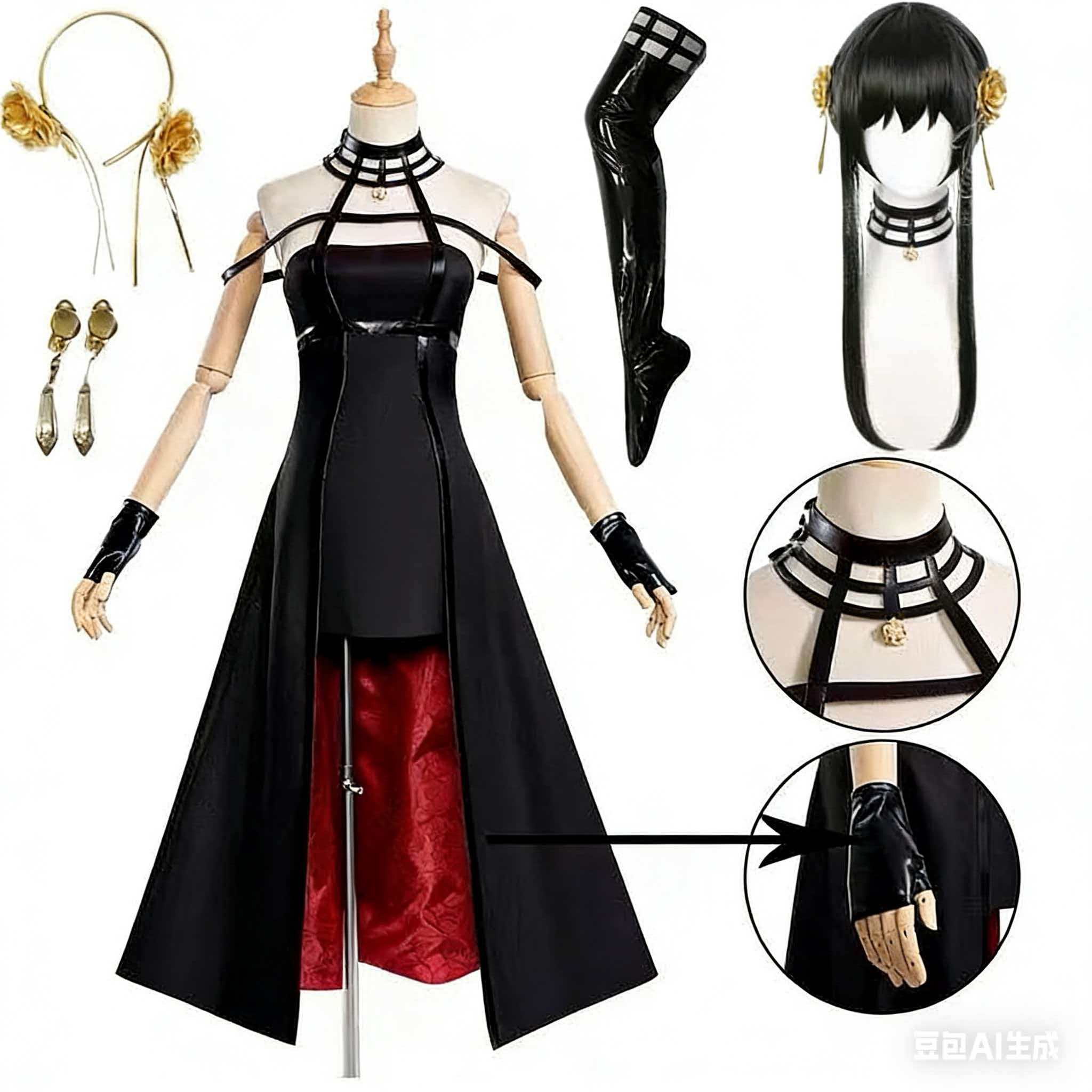Yor Forger Cosplay Costume Hea - огляд і ціна Anime Cosplay Yor
