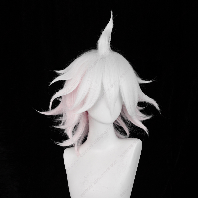 Anime Nagito Komaeda Cosplay W - огляд і ціна Cosplay Anime White Hair