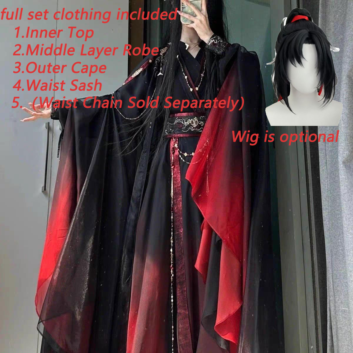 Unisex Ancient Chinese Xianxia - огляд і ціна Anime Cosplay Clothes