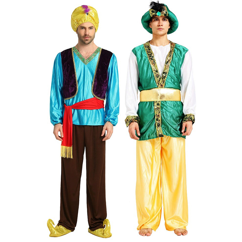 Men Cosplay Aladdin Lamp Genie - огляд і ціна Anime Cosplay India