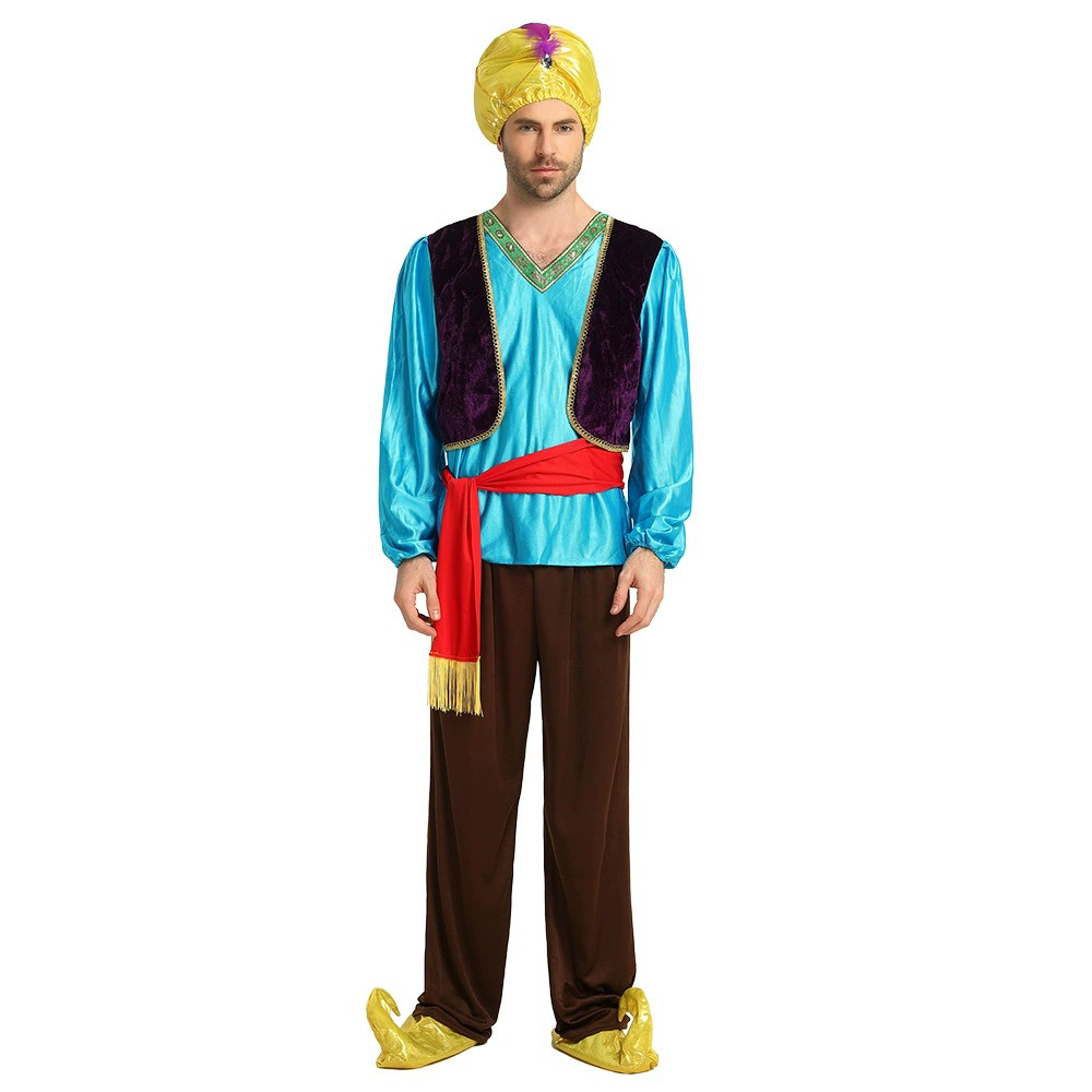 Men Cosplay Aladdin Lamp Genie - огляд і ціна Anime Cosplay India