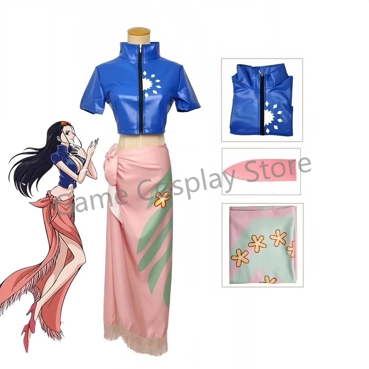 Nico Robin Cosplay Costume Dre - огляд і ціна Anime Cosplay Yor