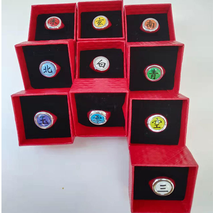 Hot Anime Accessories Ring Aka - огляд і ціна Anime Cosplay Naruto