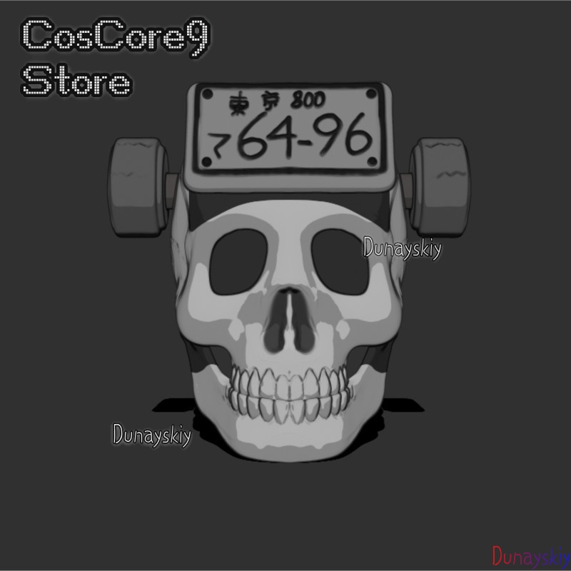 Dorohedoro Ebisu Skull Mask Co - огляд і ціна Anime Cosplay Face