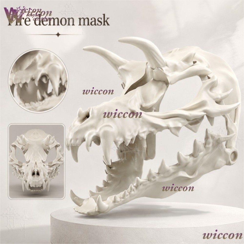 Ani Cos Fire Demon Mask Horror - огляд і ціна Anime Cosplay Face