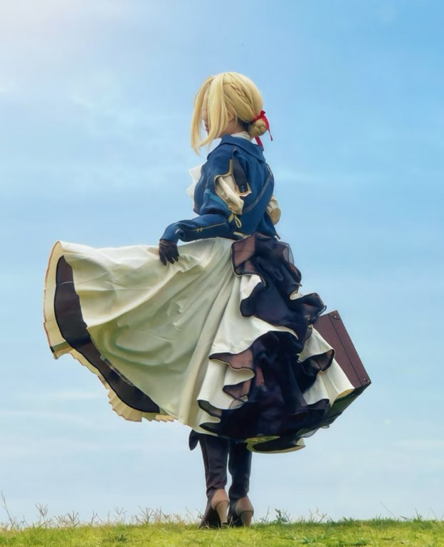 Violet Evergarden Cosplay Cost - огляд і ціна Violet Evergarden Dress