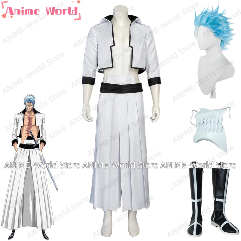 《Custom Size》Anime Grimmjow Ja - огляд і ціна Anime Cosplay Mask