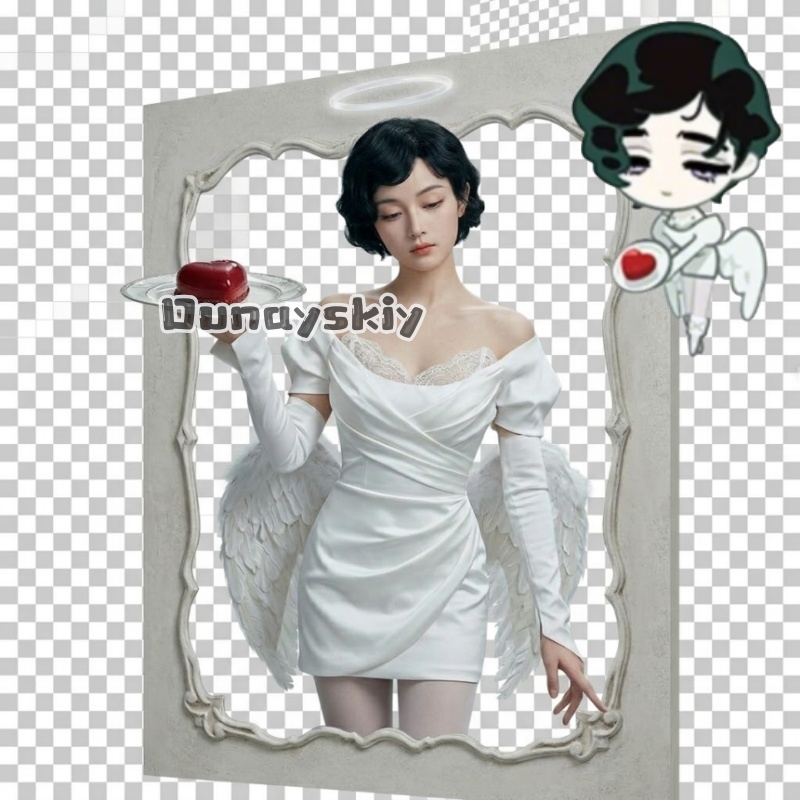 Sua New Clothes Diagram Cospla - огляд і ціна Cosplay Anime White Hair