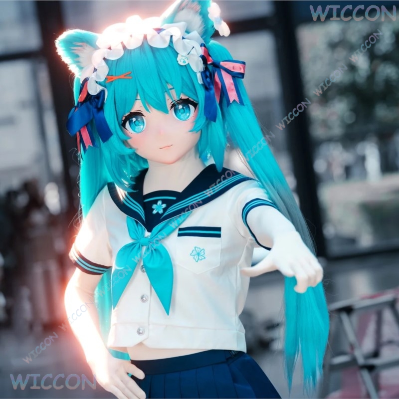 Kigurumi Female Face Mask Anim - огляд і ціна Anime Cosplay Face