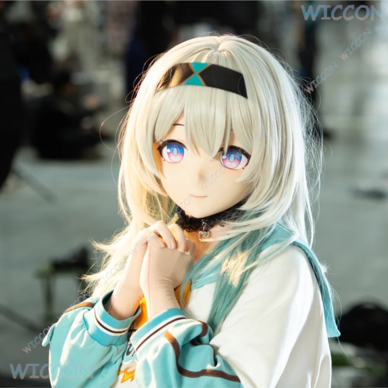 Kigurumi Female Face Mask Anim - огляд і ціна Anime Cosplay Face