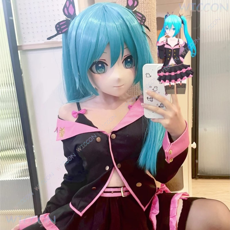 Kigurumi Female Face Mask Anim - огляд і ціна Anime Cosplay Face