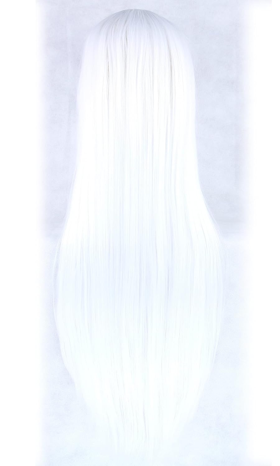 80cm Long Straight Natural Hai - огляд і ціна Cosplay Anime White Hair