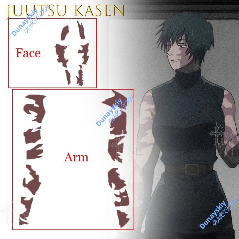 Anime Jujutsu Kaisen Zenin Mak - огляд і ціна Anime Cosplay Face